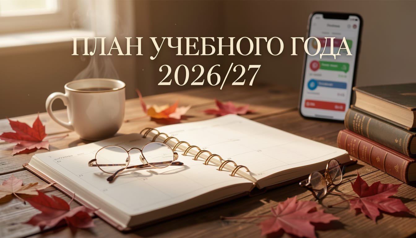 План учебного года 2026/27 — годовой планировщик
